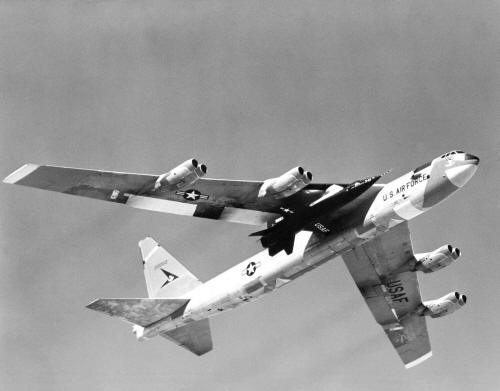 Mated to B-52 Captive Flight