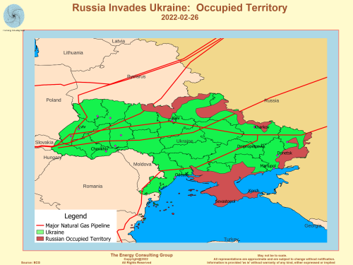 Russian Invades Ukraine:  Occupied Territory