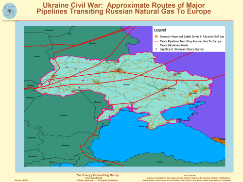 ukraine: russian natural gas pipelines
